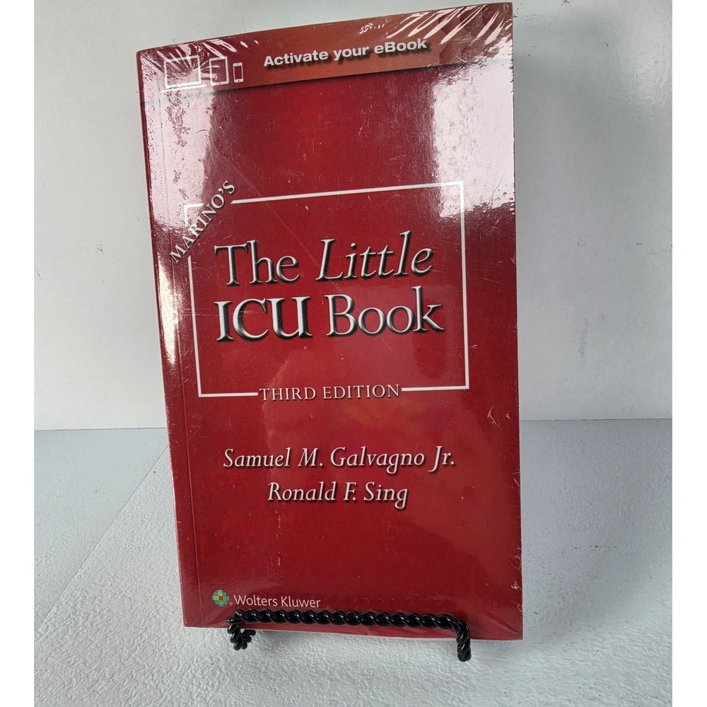 Marino's The Little ICU Book 3rd Edition Galvagno Sing Wolters Kluwer New Sealed